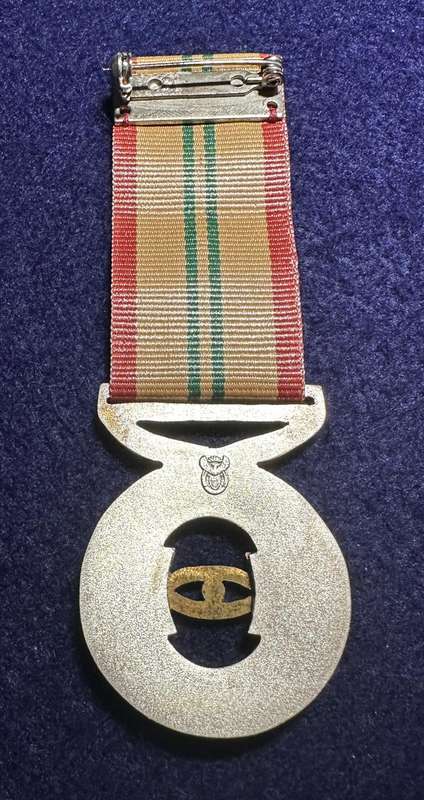SADF/SANDF Intelligence Services Medal - Distinguished Service Silver - Fullsize