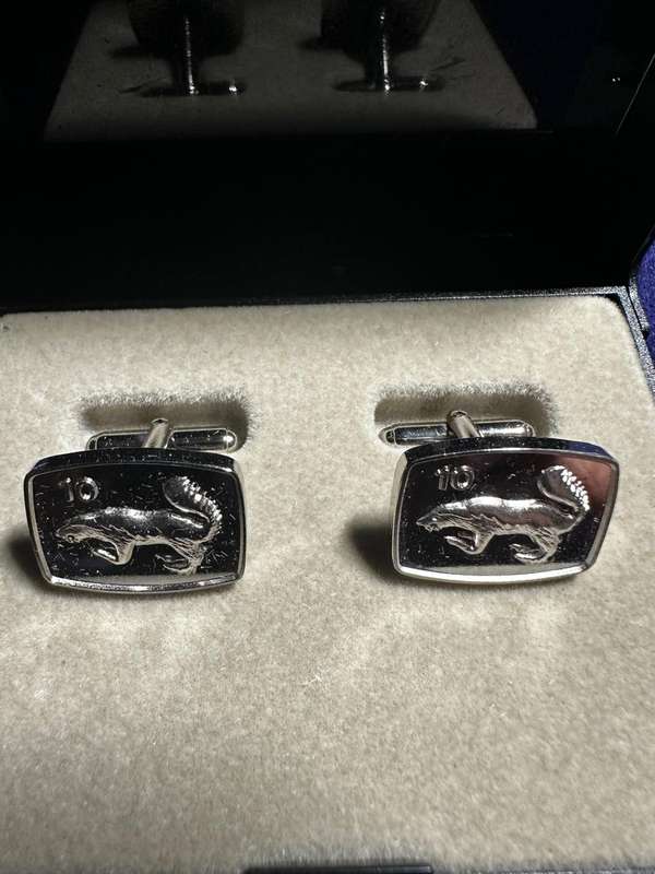 Bophuthatswana National Intelligence Organisation 10 Year Anniversary Cufflinks set - Boxed