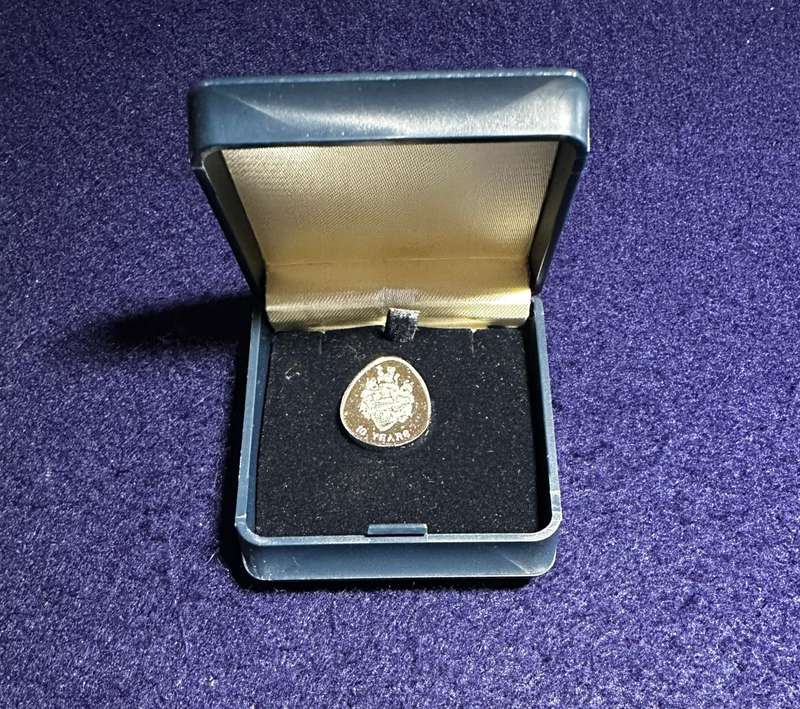 Bophuthatswana National Intelligence Organisation 10 Year Anniversary Blazer Pin - Boxed