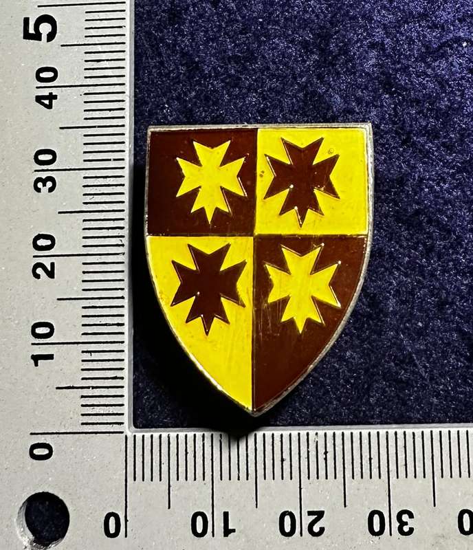SA ARMY 4 Medical Battalion Fob - Metal and Enamel