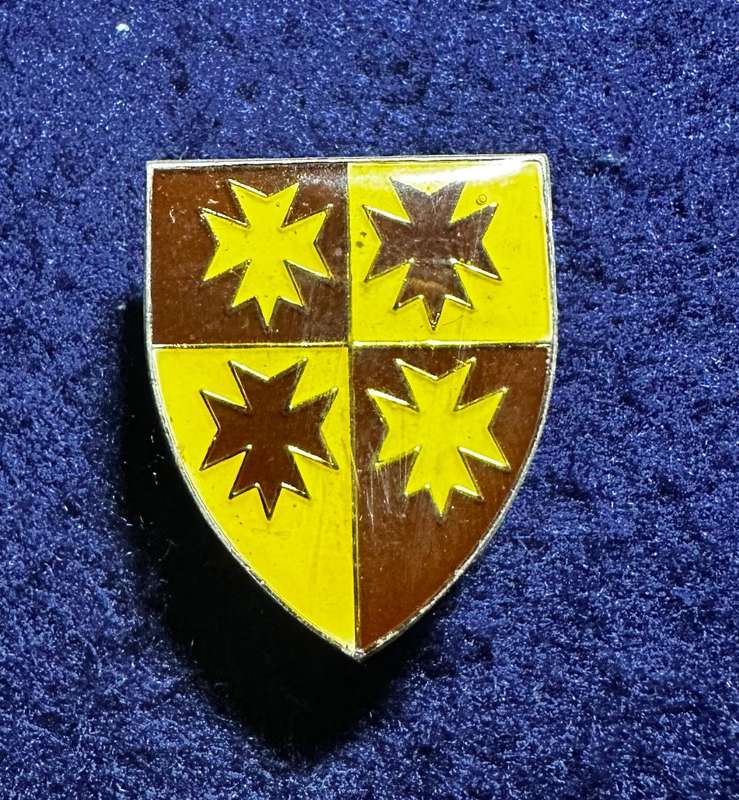 SA ARMY 4 Medical Battalion Fob - Metal and Enamel