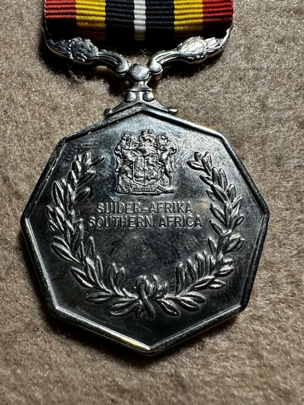 SA Military Decorations & Medals - Southern Africa Medal - Full Size - Numbered 53155