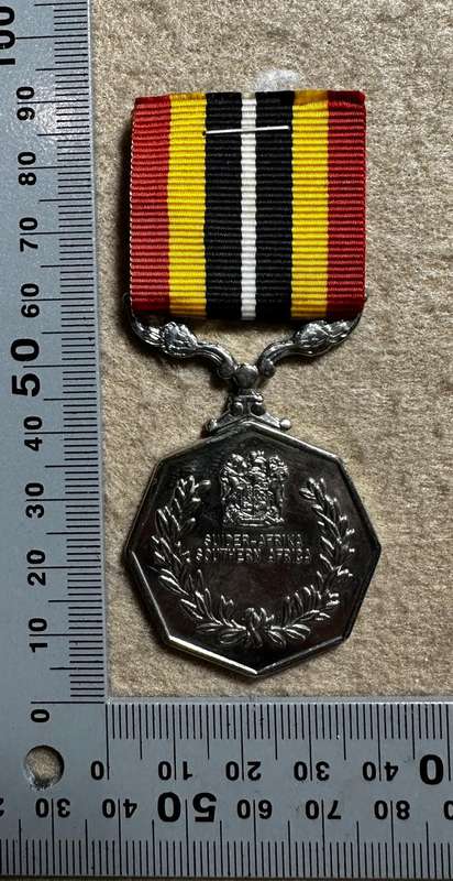 SA Military Decorations & Medals - Southern Africa Medal - Full Size - Numbered 53155