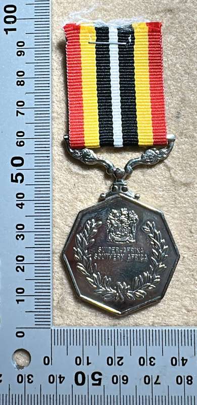 SA Military Decorations & Medals - Southern Africa Medal - Full Size - Numbered 53157