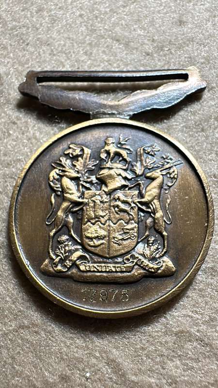 SA Military Decorations & Medals - De Wet Medal - Full Size - Numbered 17975 (No Ribbon)