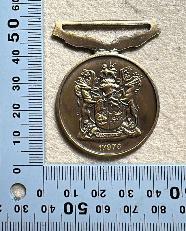SA Military Decorations & Medals - De Wet Medal - Full Size - Numbered 17976 (No Ribbon)