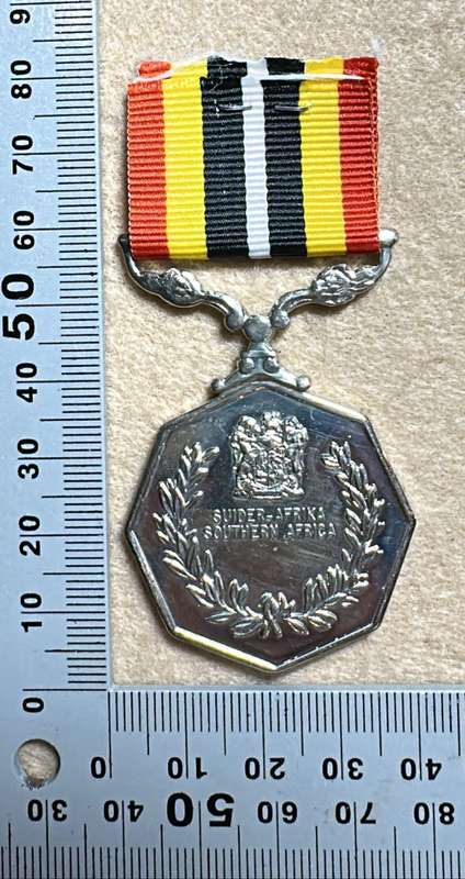 SA Military Decorations & Medals - Southern Africa Medal - Full Size - Numbered 53154