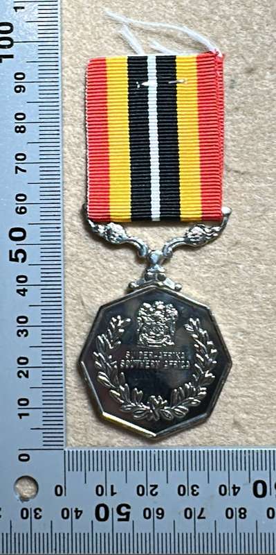 SA Military Decorations & Medals - Southern Africa Medal - Full Size - Numbered 53158