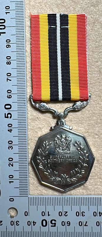 SA Military Decorations & Medals - Southern Africa Medal - Full Size - Numbered 58573