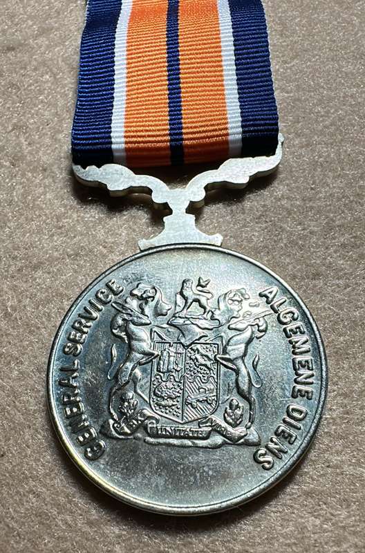 SA Military Decorations & Medals - General Service Medal - Full Size - Numbered 254887