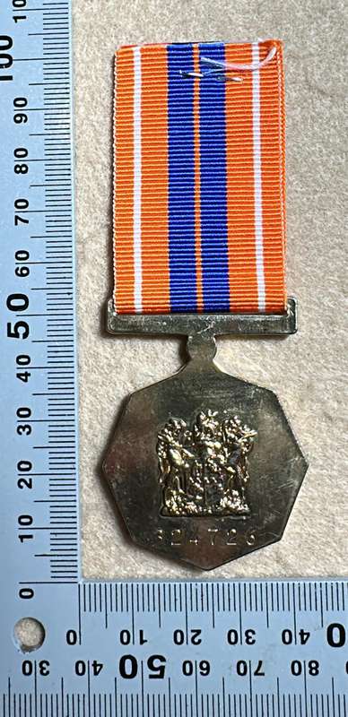 SA Military Decorations & Medals - Pro Patria Medal - Full Size - Numbered 324726