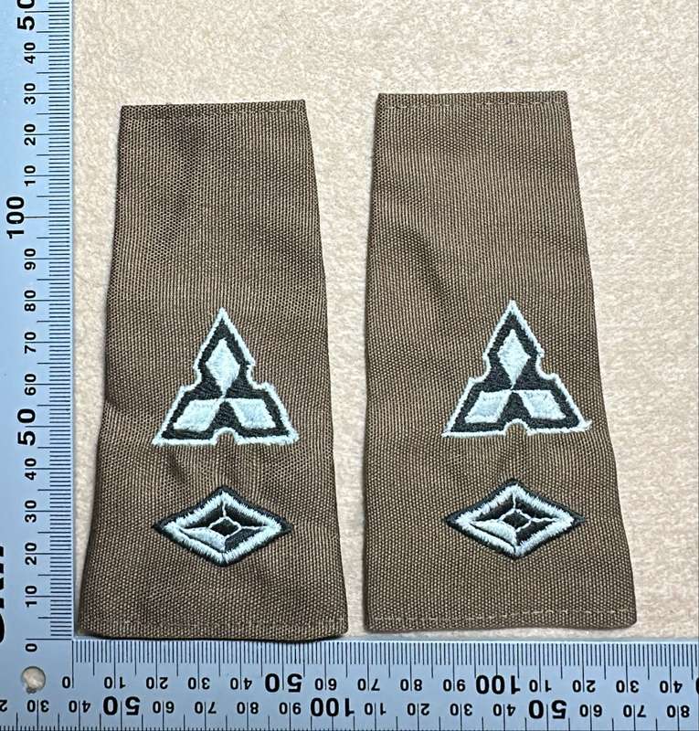 SWATF Embroidered Officers Rank - Commandant / Lt. Colonel (Set)