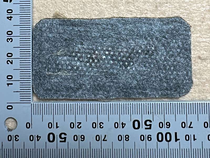 SWA Parachute Basic Wing embroidered on nutria