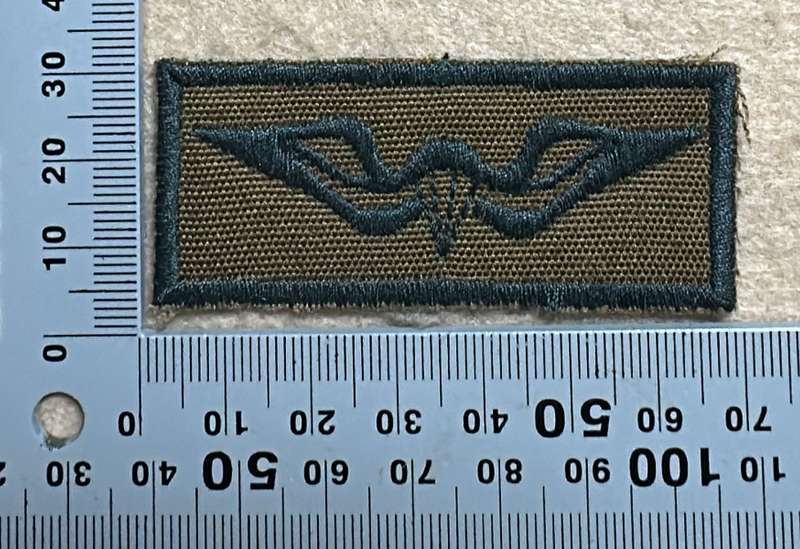 SWA Paratroop Wing embroidered on nutria