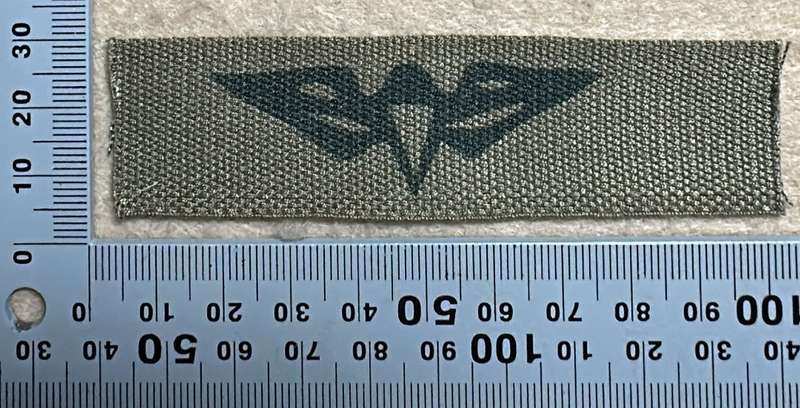 SWA Paratroop Wing Printed on nutria
