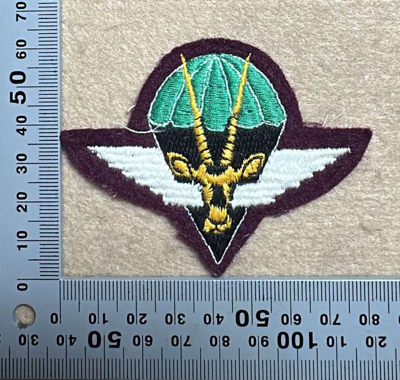 SWA Paratroop embroidered Beret Badge