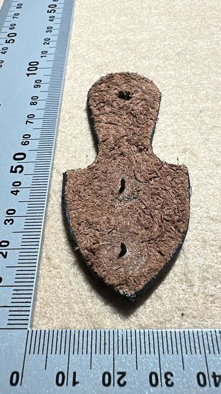 SWA Pocket FOB - Metal with leather backing