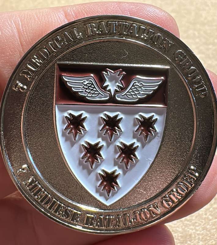 SA ARMY - 7 Medical Battalion - OPS Medic Medallion - No 002