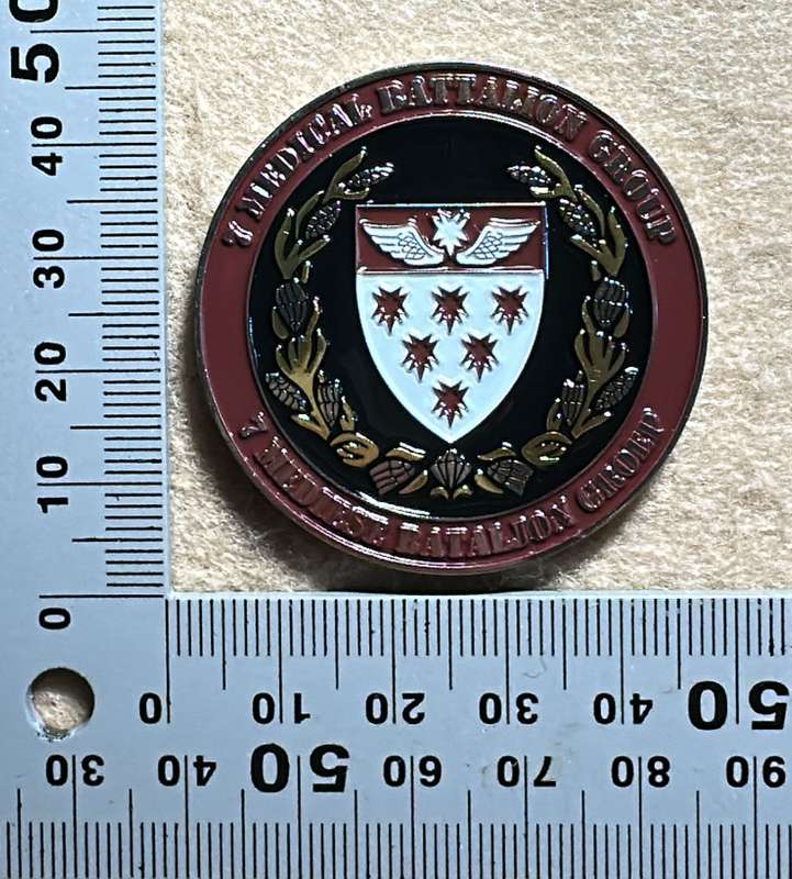 SA ARMY - 7 Medical Battalion - FreeFall Qualified  Medallion - No 002