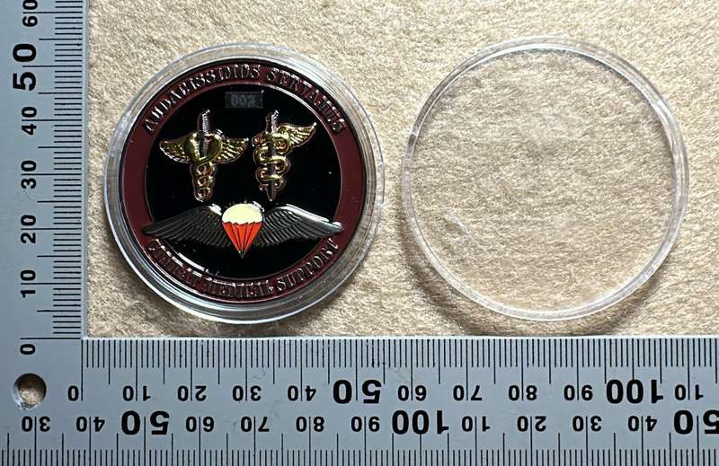 SA ARMY - 7 Medical Battalion - HALO/HAHO Qualified  Medallion - No 002