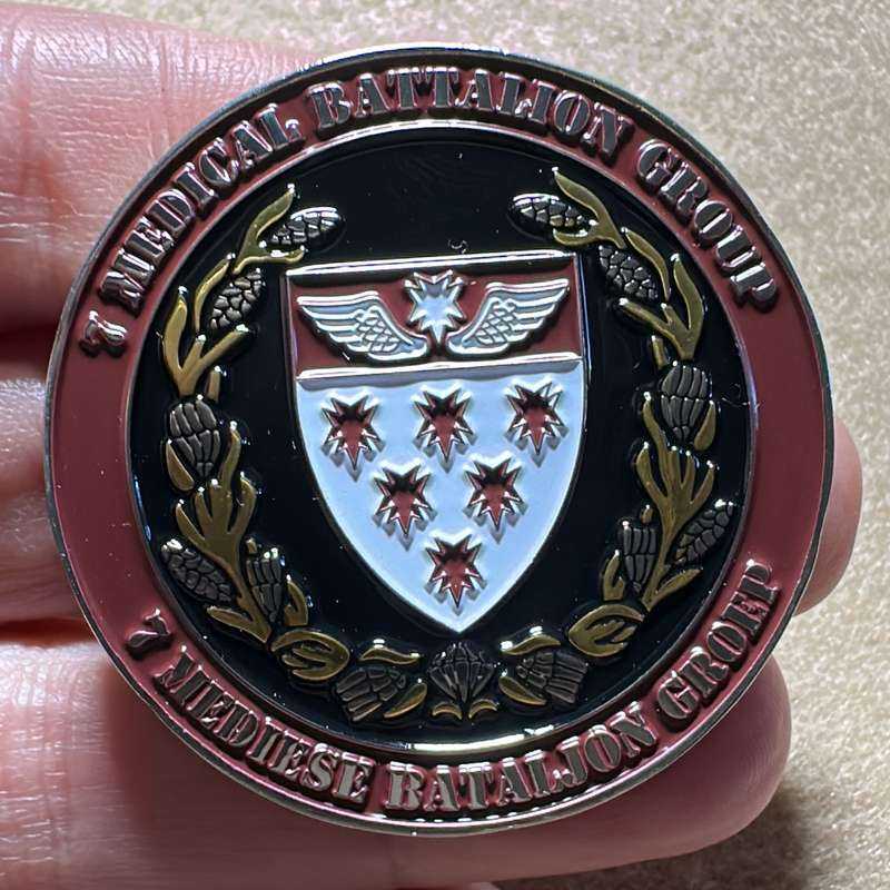 SA ARMY - 7 Medical Battalion - HALO/HAHO Qualified  Medallion - No 002