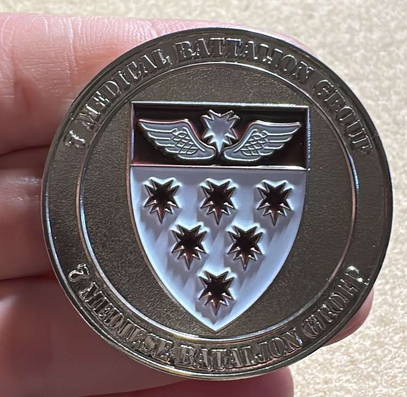 SA ARMY - 7 Medical Battalion - CB WING Medallion - Number 002