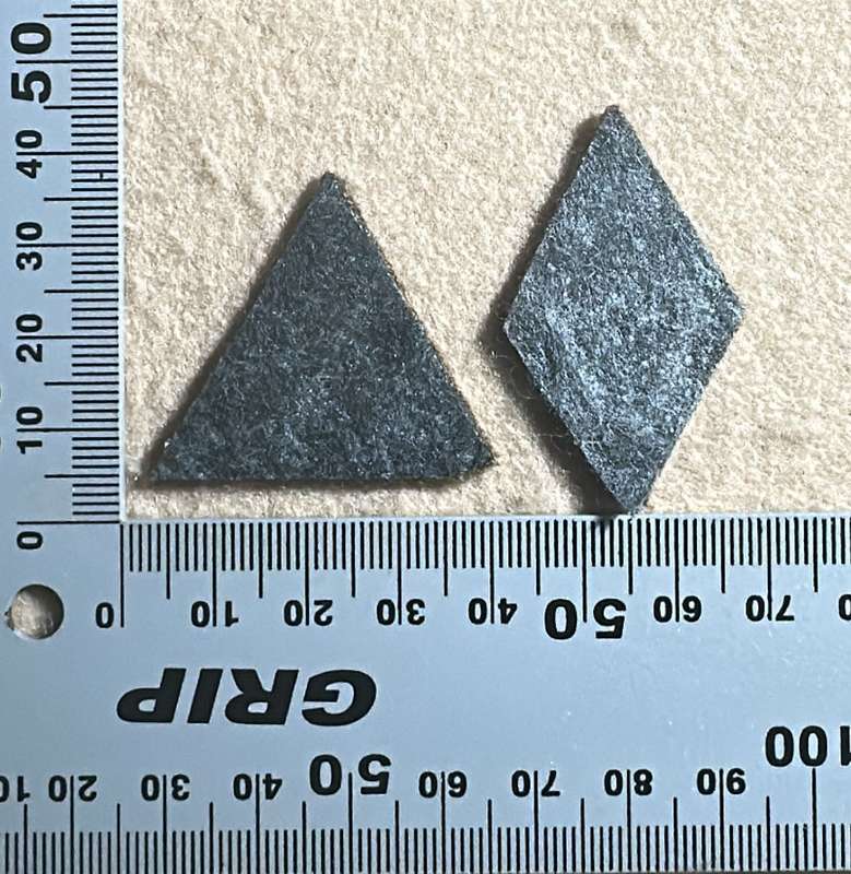 SWATF Officer Ranks - Felt Embroidered - Lot of 2 Pips