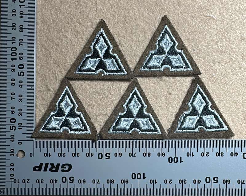 SWATF Officer Ranks - Felt Embroidered - Lot of 5 Major Pips