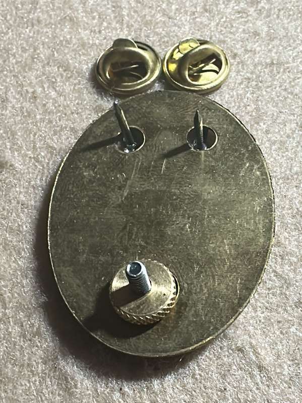 SWATF Headquarters - Chrome Cap/Beret Badge with Backing Plate