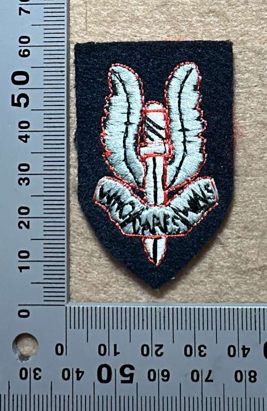 SAS Embroidered Beret Badge