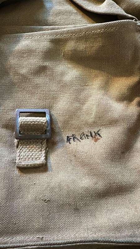 Rhodesian Pouch - 20cm x 20cm x 8cm wide - Inscribed by RLI, SAS, Selous Scout