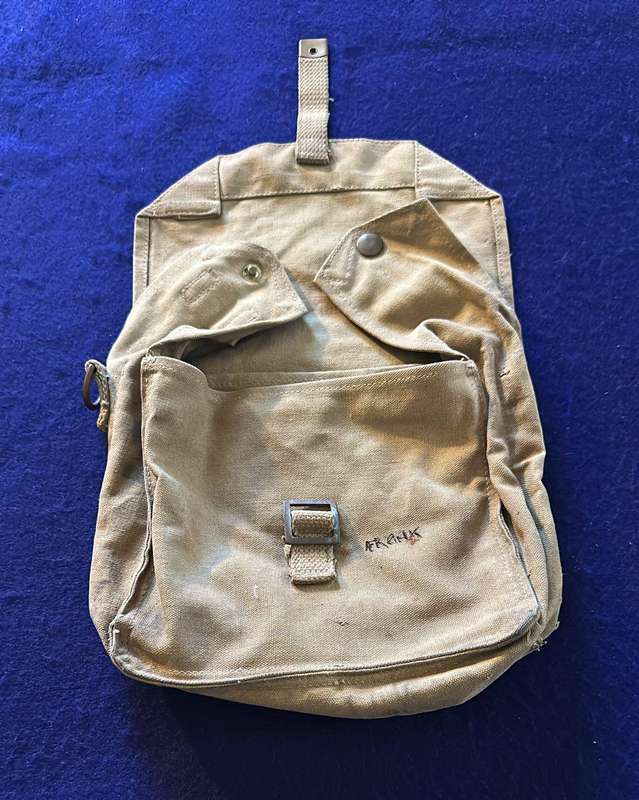 Rhodesian Pouch - 20cm x 20cm x 8cm wide - Inscribed by RLI, SAS, Selous Scout