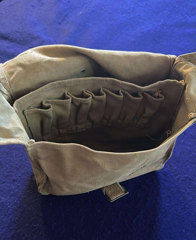 Rhodesian Pouch - 20cm x 20cm x 8cm wide - Inscribed by RLI, SAS, Selous Scout