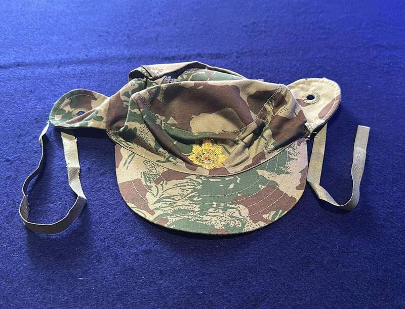 SAP Camouflage Peak Cap - with Dayglo - Embroidered Badge - Size 58, Mnf by JL Normoyle