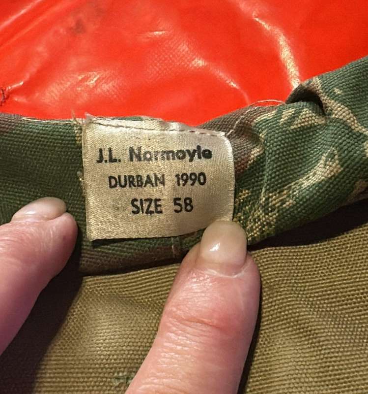 SAP Camouflage Peak Cap - with Dayglo - Embroidered Badge - Size 58, Mnf by JL Normoyle