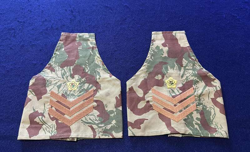 SAP Camouflage Staff Sergeant Ranks - Pair