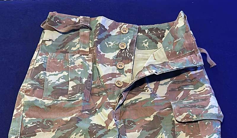 32 Battalion Camouflage Long Trousers - Size 8176