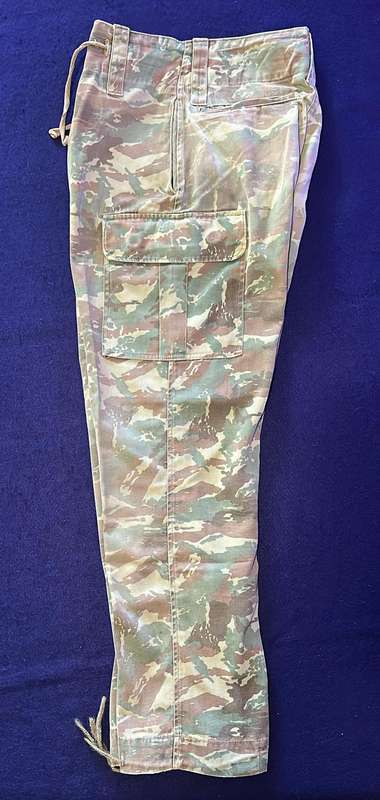 32 Battalion Camouflage Long Trousers - Size 8176