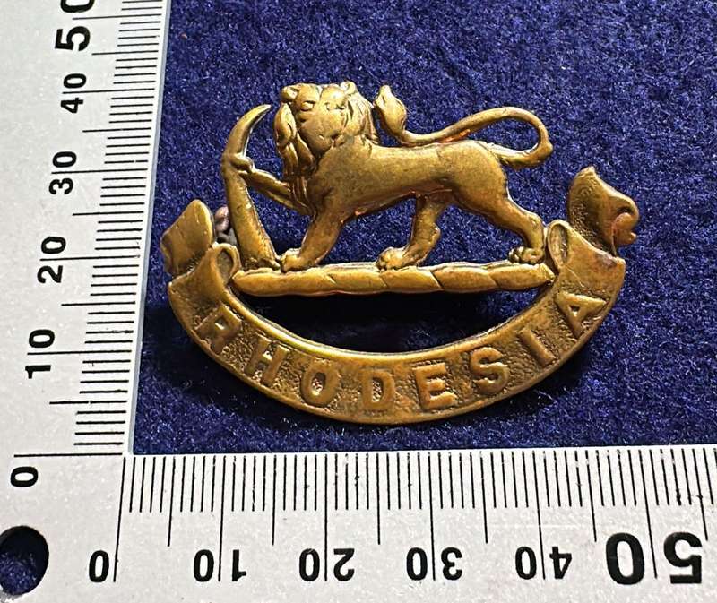 Rhodesian General Service Corps Cap Badge - 1940s - 1950s