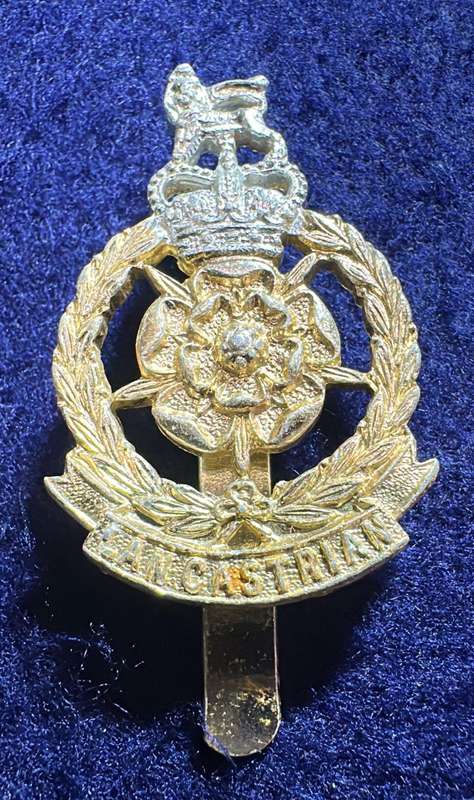 Lancastrian Cap Badge - QC - Stamped TIMINGS LTD