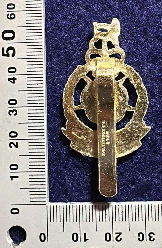 Lancastrian Cap Badge - QC - Stamped TIMINGS LTD