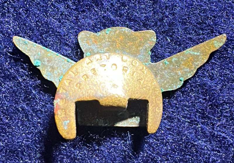 Rare Rhodesian "MORIAH" Badge  Winged Lion Emblem, Enamel Finish - Made by Metal Art, Pretoria