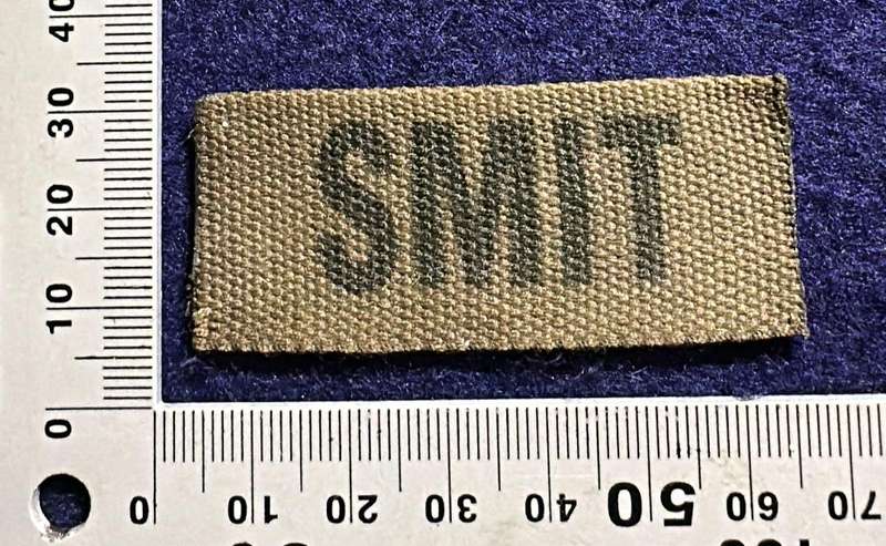 SADF Nametag Printed on Nutria - SMIT