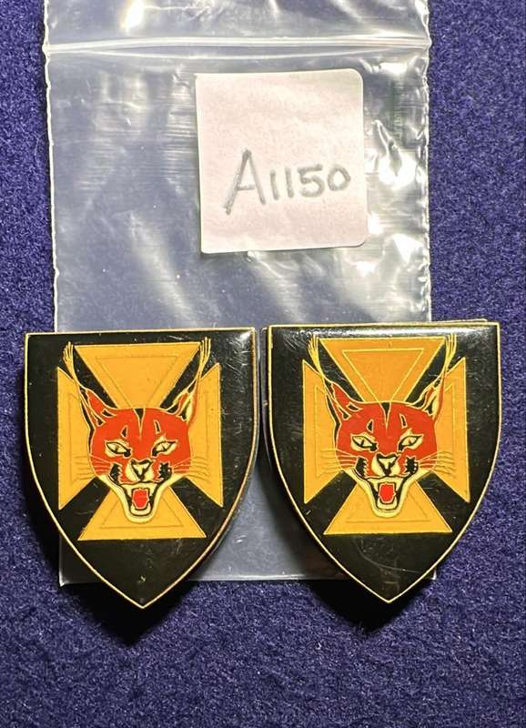 SADF 7 South African Infantry Battalion Metal Arm Flashes - Pair
