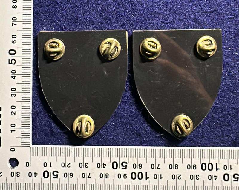 SADF Infantry School Metal Arm Flashes - Pair