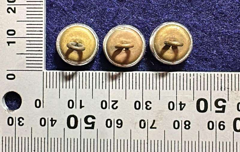 Rhodesian African Rifles Buttons (small) - Lot of 3