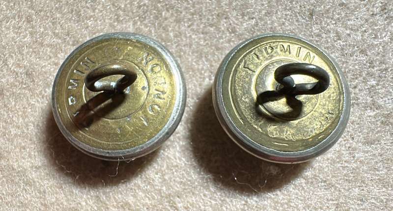 Rhodesian African Rifles Buttons - Lot of 2 - FIRMIN, LONDON