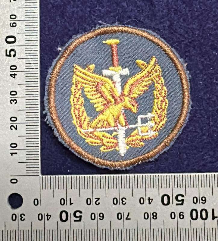 SAP, Special Task Force - Operator Qualification Badge Blue - Embroidered