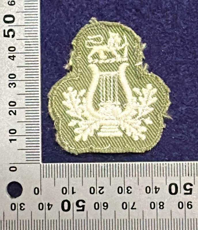 Rhodesian Army - Proficiency Badge - BANDSMAN - Field Uniform - 1960s to 1970