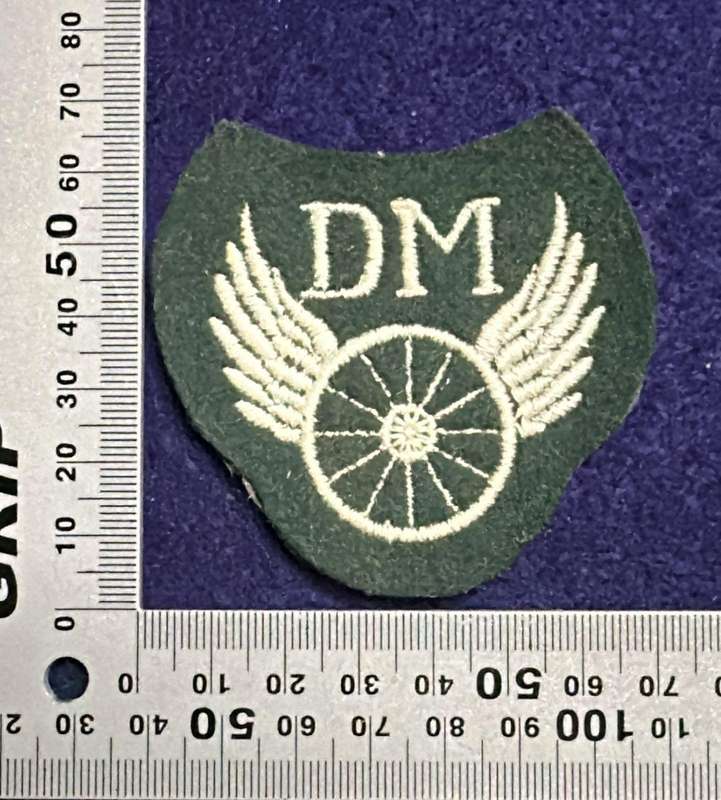 Rhodesian Army - Proficiency Badge - Driver Maintenance - Tartan Green Uniform - 1970 to 1980